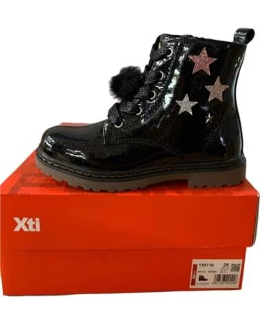 XTI Botines Planos Nino 154116 Negro NEGRO