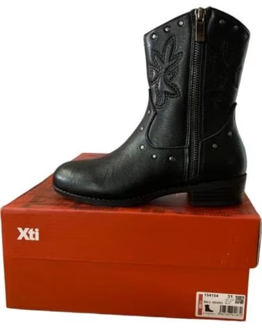 XTI BOTAS CAMPERAS DE NIÑA 154154 NEGRO