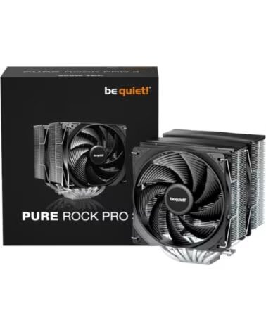 BE QUIET Ventilador disipador cpu pure rock pro 3 2 x 120mm negro