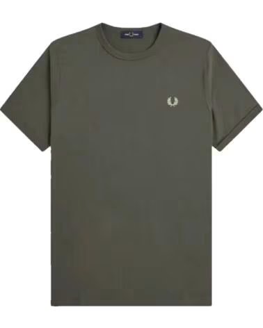 MAGLIETTA RINGER FRED PERRY FIELD GREEN