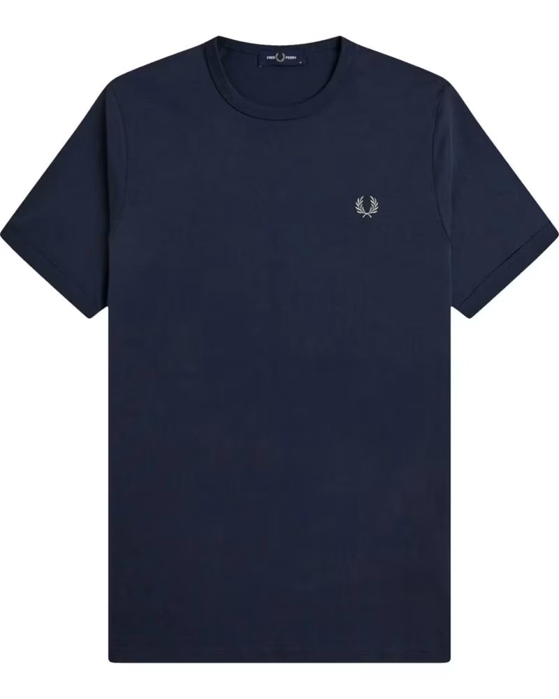 FRED PERRY MAGLIETTA RINGER 738 BLU MARINO