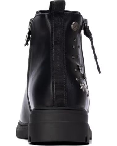 XTI Botas militares nina KIDS 154183 01 NEGRO