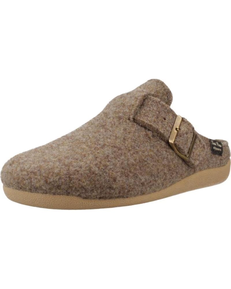 TONI PONS MIMA FP DAMEN HAUSSCHUHE CLOGS TAUPEBRAUN TAUPE