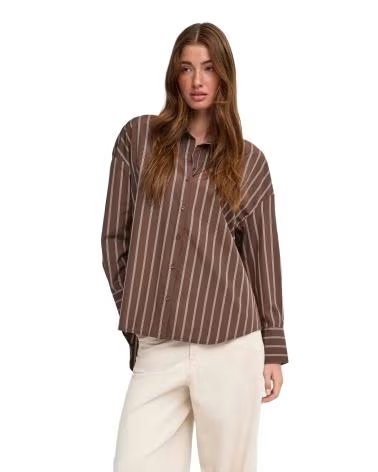 ONLY CAMISA MUJER OREGON 15367554 MARRÓN
