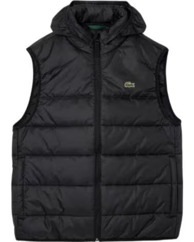 LACOSTE COLETE MASCULINO ACOLCHOADO BH6761 PRETO