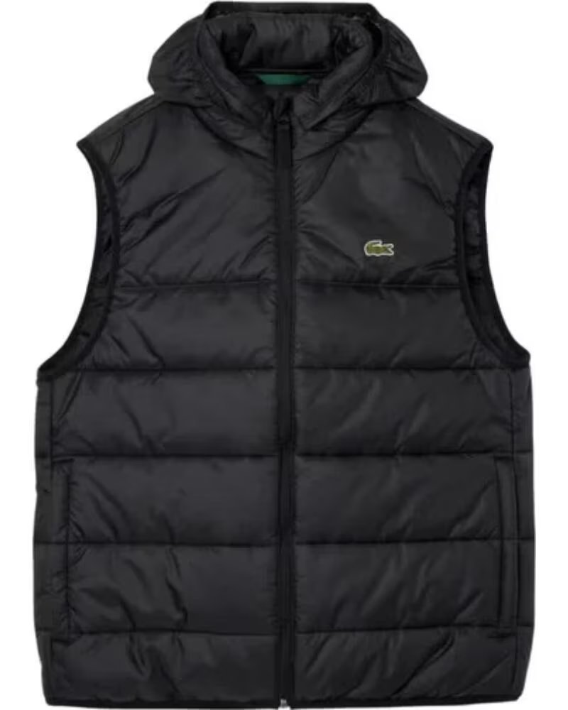 LACOSTE COLETE MASCULINO ACOLCHOADO BH6761 PRETO