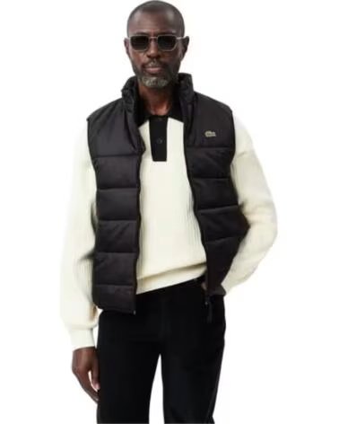 LACOSTE COLETE MASCULINO ACOLCHOADO BH6761 PRETO