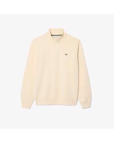 LACOSTE HERREN SWEATSHIRT MIT REISSVERSCHLUSS UND STEHKRAGEN MODELL SH9774 IN BEIGE