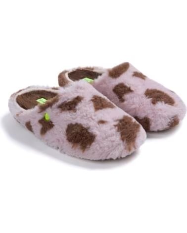 PANTOUFLES D´INTÉRIEUR HOT POTATOES ANIMAL PRINT ROSE ROSA