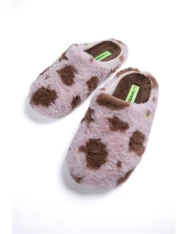 PANTOUFLES D´INTÉRIEUR HOT POTATOES ANIMAL PRINT ROSE ROSA