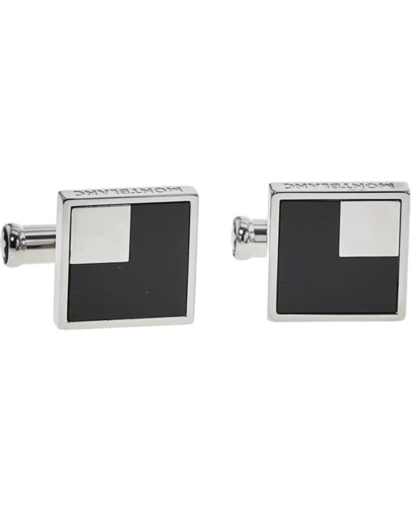 BOUTONS DE MANCHETTE CARRÉS MONTBLANC MB111305 EN ACIER