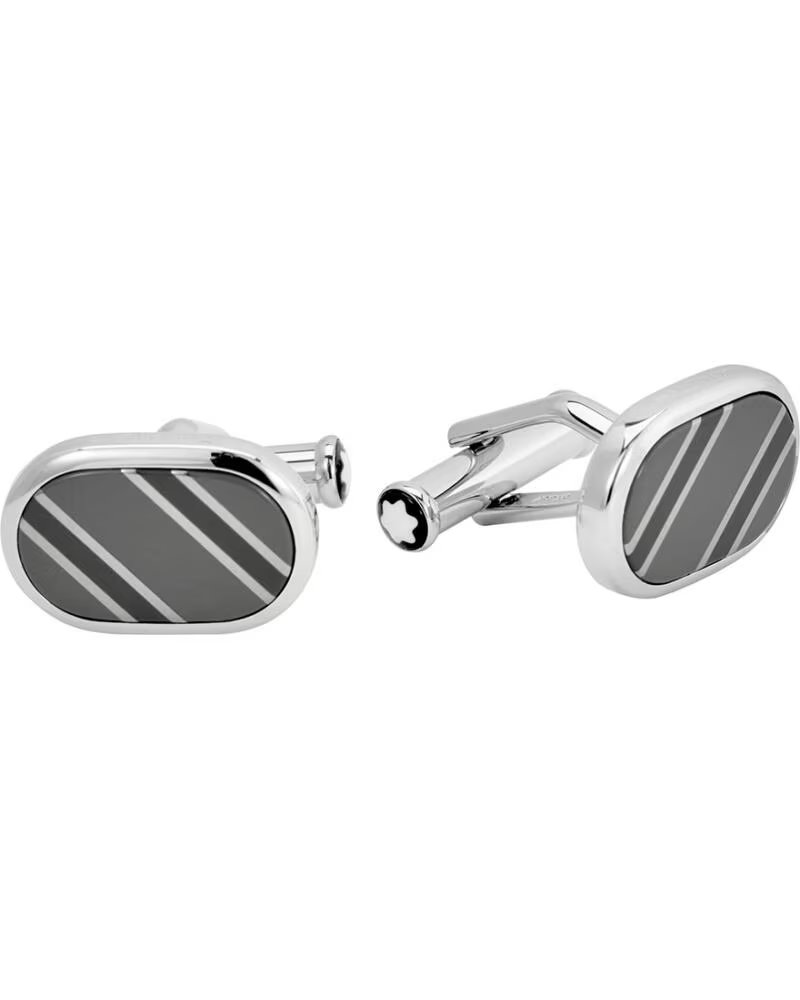 MONTBLANC MANSCHETTENKNÖPFE MB116659 AUS STAHL