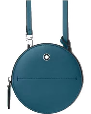 PORTAMONETE TRACOLLA ROTONDO MONTBLANC MB131261 BLU