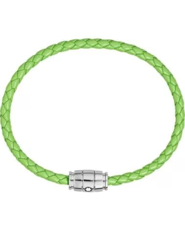 BRACELET MONTBLANC MB13429260 EN CUIR VERT AVEC FERMOIR EN ACIER