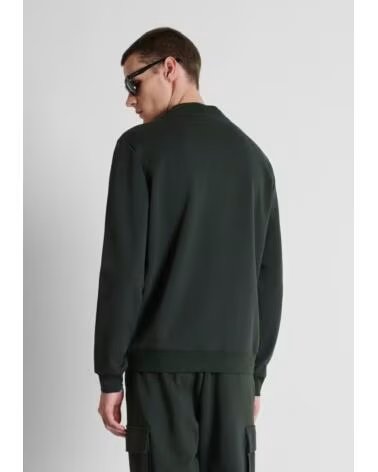 ANTONY MORATO SWEAT-SHIRT FOREST GREEN LOGO VERT VERDE