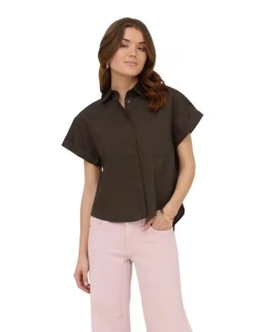 ONLY CAMISA KERI FOLD 15369556 MARRóN