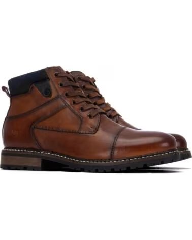CARMELA 164197 BOTINS DE COURO PARA HOMEM CAMEL