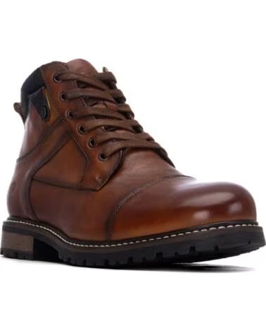 CARMELA 164197 BOTINS DE COURO PARA HOMEM CAMEL