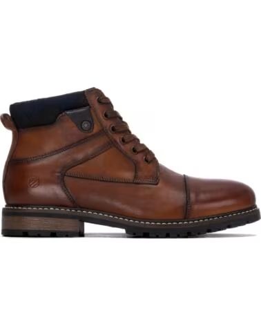 CARMELA 164197 BOTINS DE COURO PARA HOMEM CAMEL