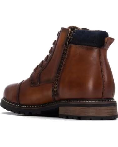 CARMELA 164197 BOTINS DE COURO PARA HOMEM CAMEL