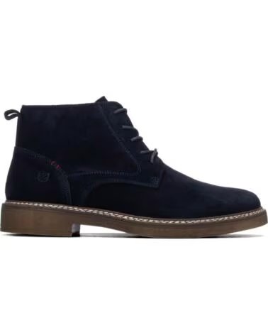CARMELA 164203 BOTTINES EN CUIR BLEU MARINE NAVY