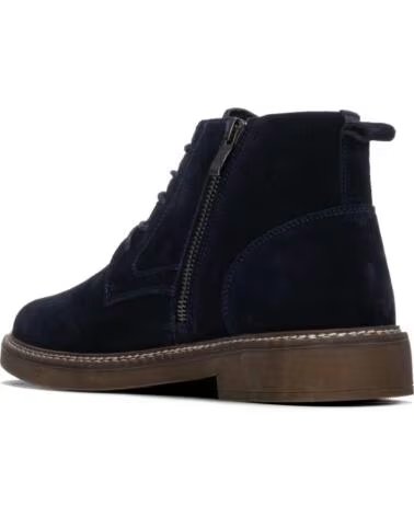CARMELA 164203 BOTTINES EN CUIR BLEU MARINE NAVY