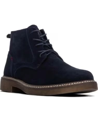 CARMELA 164203 BOTTINES EN CUIR BLEU MARINE NAVY