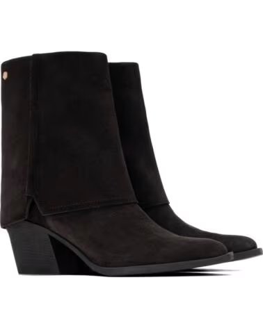 CARMELA 164335 BOTINES DE PIEL MARRÓN MARRON