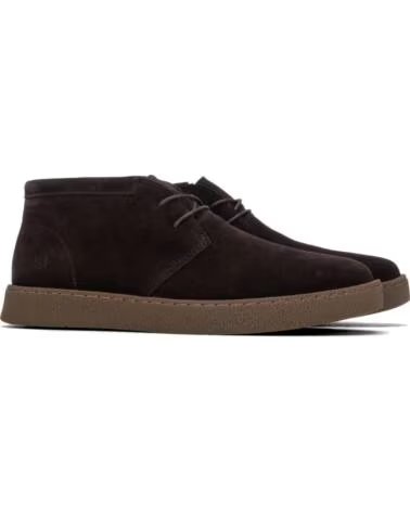 CARMELA 164204 BOTAS DE PELE MARROM MARRON