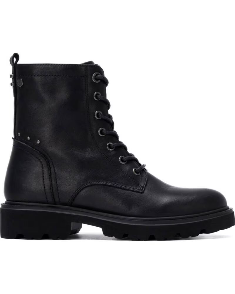 STIVALETTI CARMELA 164337 IN PELLE NERA NEGRO