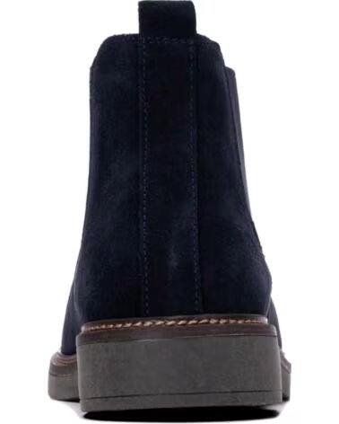 BOTTINES CHELSEA CARMELA 164348 EN SUÈDE BLEU MARINE NAVY
