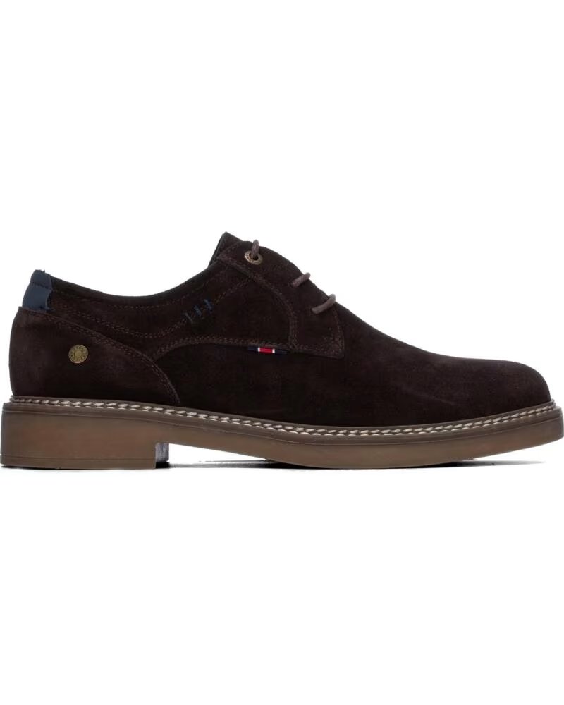 ZAPATOS CASUALES DE PIEL PARA MUJER CARMELA 164347 MARRON