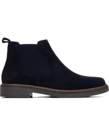 BOTTINES CHELSEA CARMELA 164348 EN SUÈDE BLEU MARINE NAVY