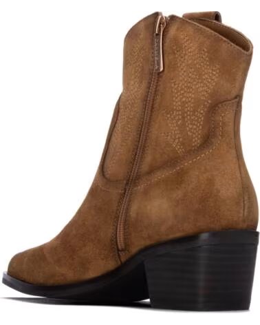 BOTINES CAMPEROS DE PIEL CARMELA 164390 CAMEL