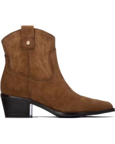 BOTINES CAMPEROS DE PIEL CARMELA 164390 CAMEL