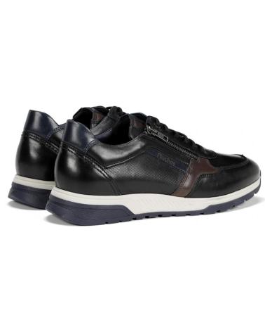 Sportif pour Homme FLUCHOS F1600 LOUIS ZAPATILLAS CASUAL DE HOMBRE NEGRO PIEL NEGRO