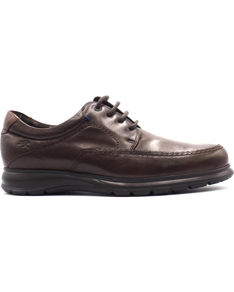 Boots für Herren FLUCHOS ZETA F0602 ZAPATOS DE CORDONES DE PIEL PARA HOMBRE NUEZ