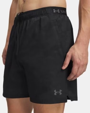 UNDER ARMOUR PANTALONCINI VANISH WOVEN 20 PRINT ULTIMATE BLACK-CASTLEROCK VARIOS COLORES