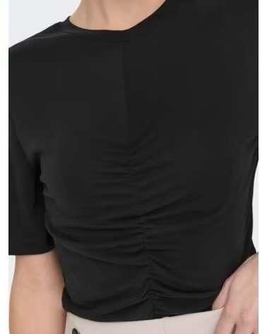 ONLY T-SHIRT A MANICA CORTA 15346602-BLACK NEGRO