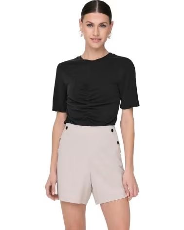 ONLY T-SHIRT A MANICA CORTA 15346602-BLACK NEGRO