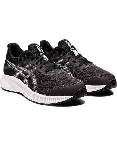 Zapatillas deporte de Niño ASICS ZAPATILLAS PATRIOT 13 GS GRAFITO BLANCAS 1014A267-020 RUNNIN NEGRO