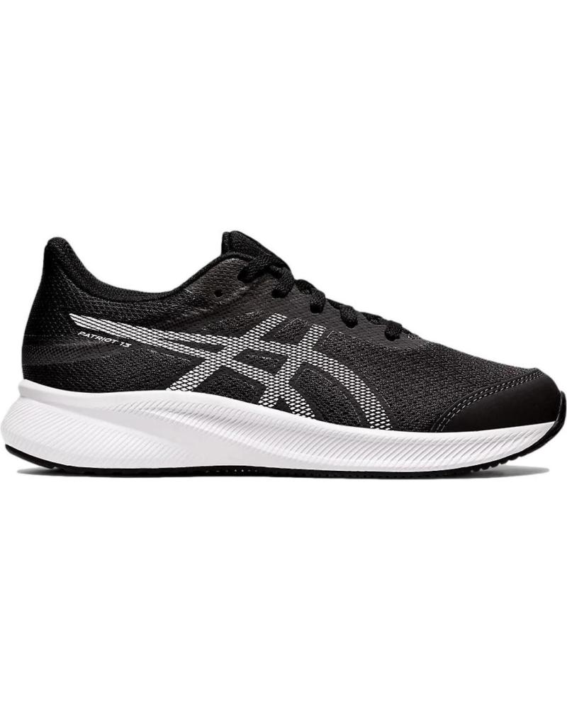 Zapatillas deporte de Niño ASICS ZAPATILLAS PATRIOT 13 GS GRAFITO BLANCAS 1014A267-020 RUNNIN NEGRO