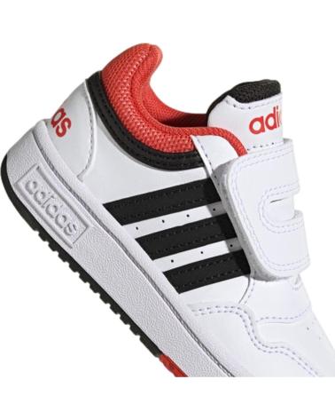 girl and boy Trainers ADIDAS ZAPATILLAS NIO HOOPS 3 0CF I H03860 BLANCO