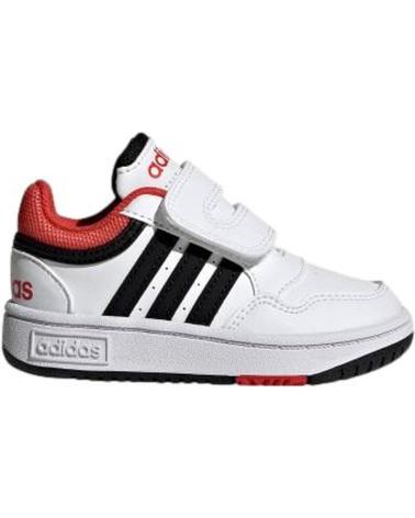 girl and boy Trainers ADIDAS ZAPATILLAS NIO HOOPS 3 0CF I H03860 BLANCO