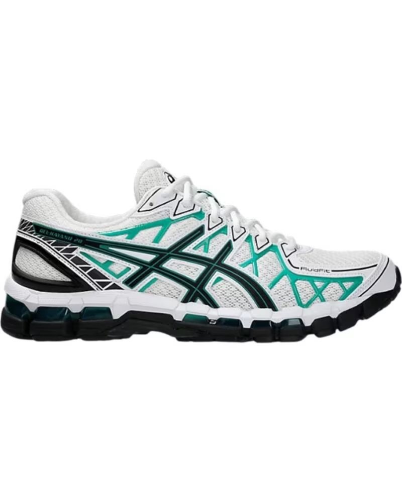 ASICS BASKETS POUR HOMME GEL-KAYANO 20 BLANC ET VERT BLANCO