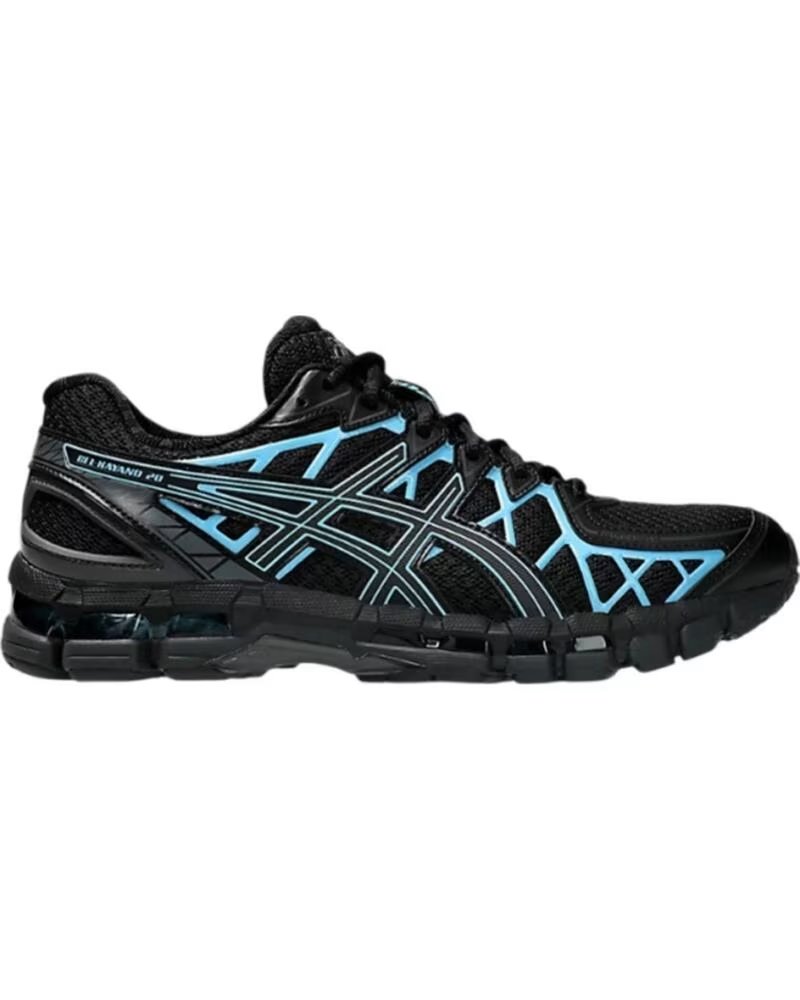 ASICS GEL-KAYANO 20 HERREN LAUFSCHUHE SCHWARZ BLAU NEGRO