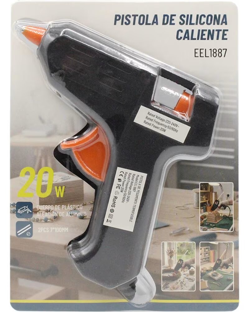 ORYX PISTOLA PER COLLA A CALDO 20W EEL1887 MULTICOLOR