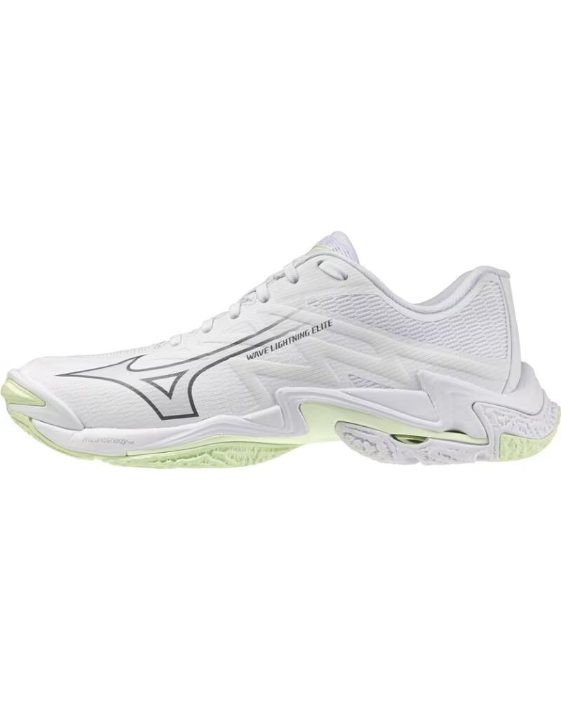 MIZUNO WAVE LIGHTNING ELITE HANDBALL- UND VOLLEYBALLSCHUHE IN WEISS BLANCO