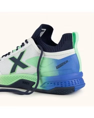 MUNICH ZAPATILLAS BALONMANO HOOPER 09 BLANCO Y AZUL Y