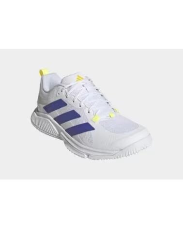 ADIDAS COURT TEAM 20 SNEAKER WEISS UND BLAU BLANCO